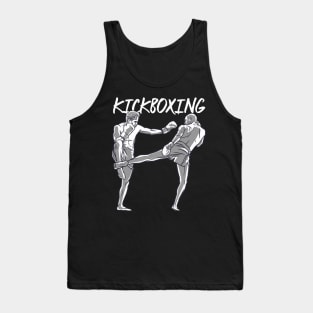 Kickboxing martial arts combat sports two fighters Tank Top